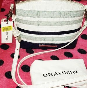 (SOLD)Brahmin Croc Bag(SOLD)